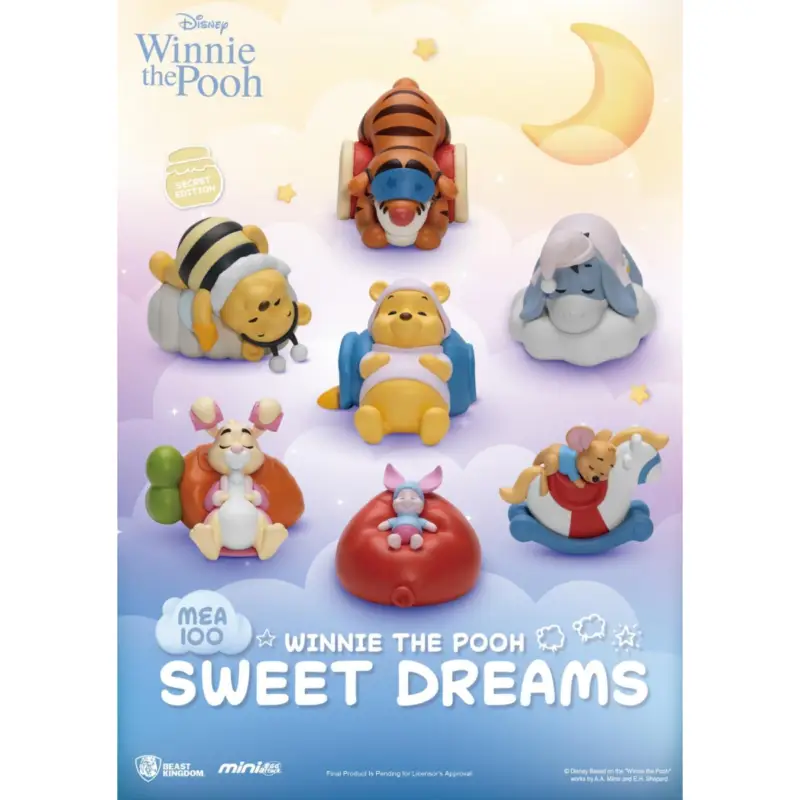 DISNEY - Winnie the Pooh Sweet Dreams - Set 6 Blind Box Figurine 5.9cm Weekendaanbieding