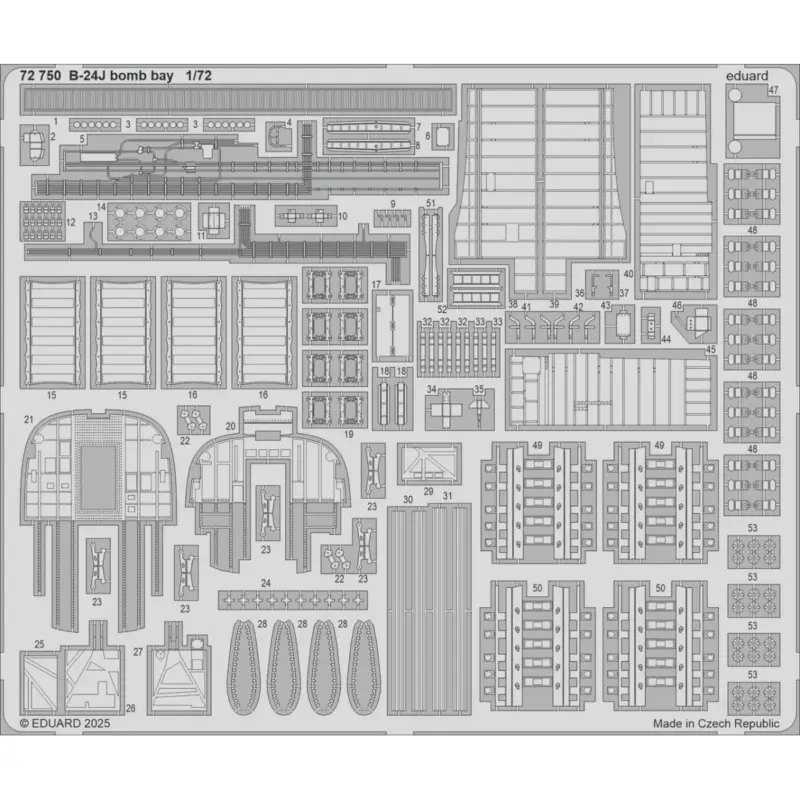 Bestel Nu Decal B-24J bomb bay 1/72