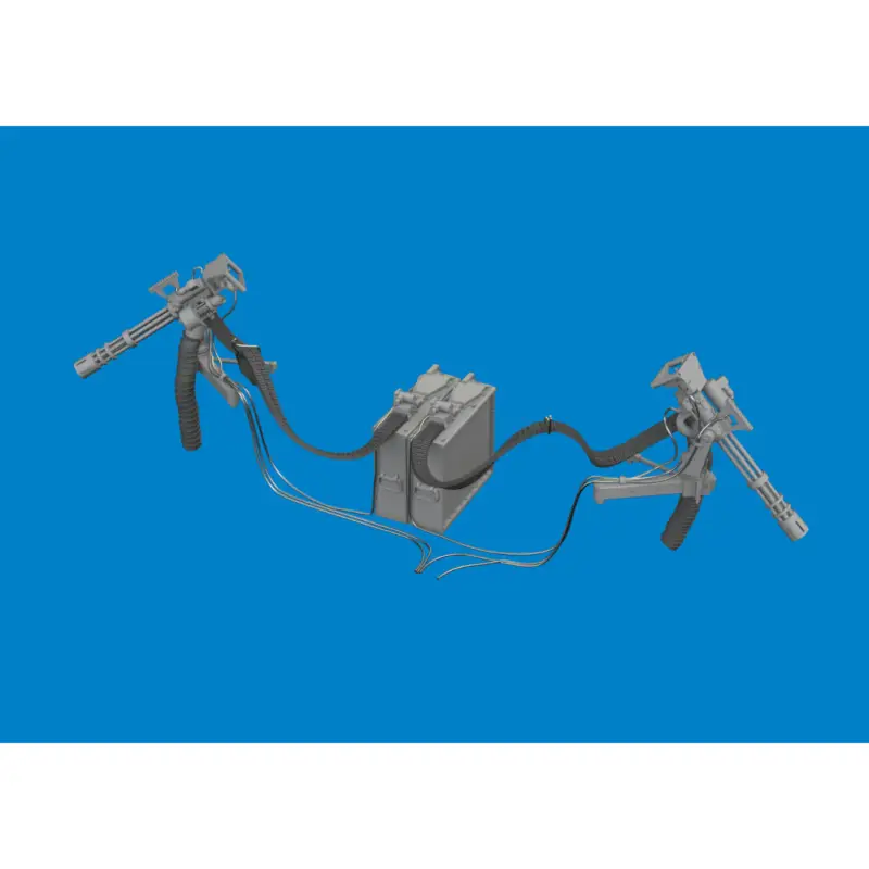 UH-60 miniguns M134 PRINT 1/48 Beperkte Voorraad