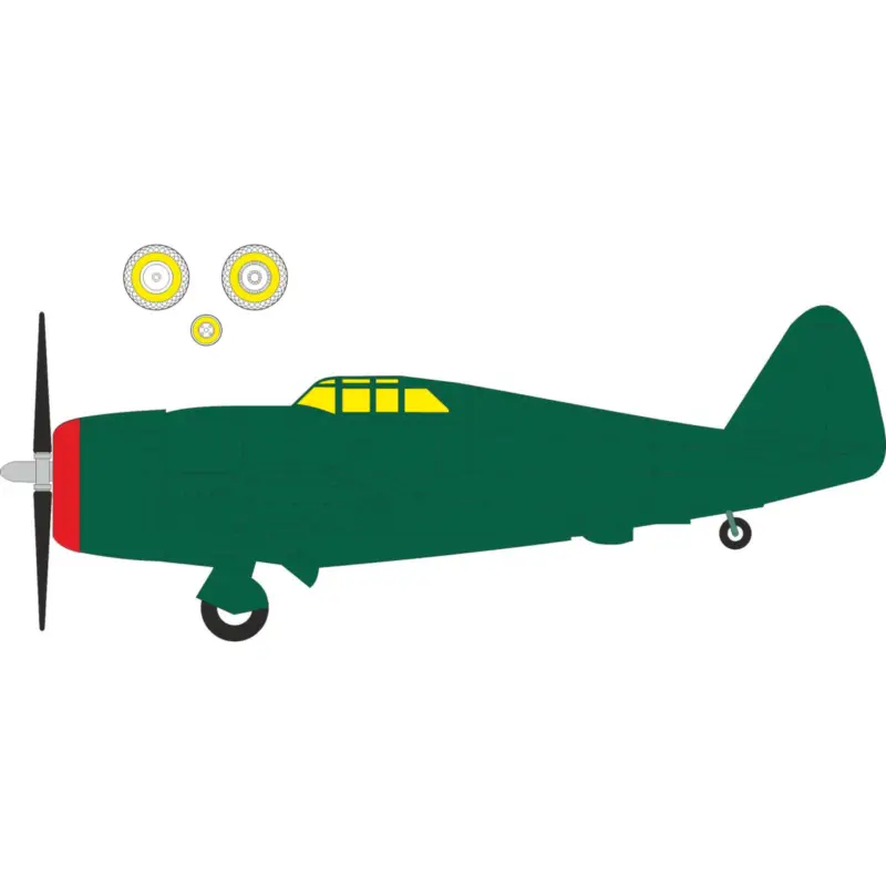 Korting Eduard ex1143 mask p-47d razorback (for miniart) 1/48