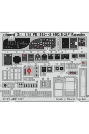 Decal B-26F Marauder 1/48 Seizoensaanbieding