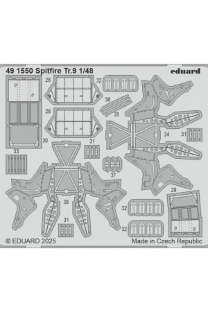 Decal Spitfire Tr.9 1/48 Fabrieksprijs