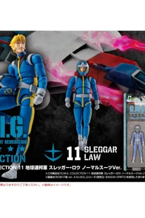 Korting Mobile Suit Gundam action figure G.M.G. Collection 11 Earth Federation Sleggar Law Normal Suit Ver. 10cm