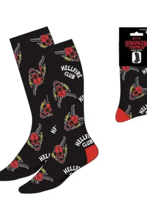 Stranger Things socks Hellfire Club AOP 38-45 Direct Verzonden