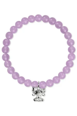 ANGEL - Pearl Bracelet + Charm - Plated Brass Laatste Kans