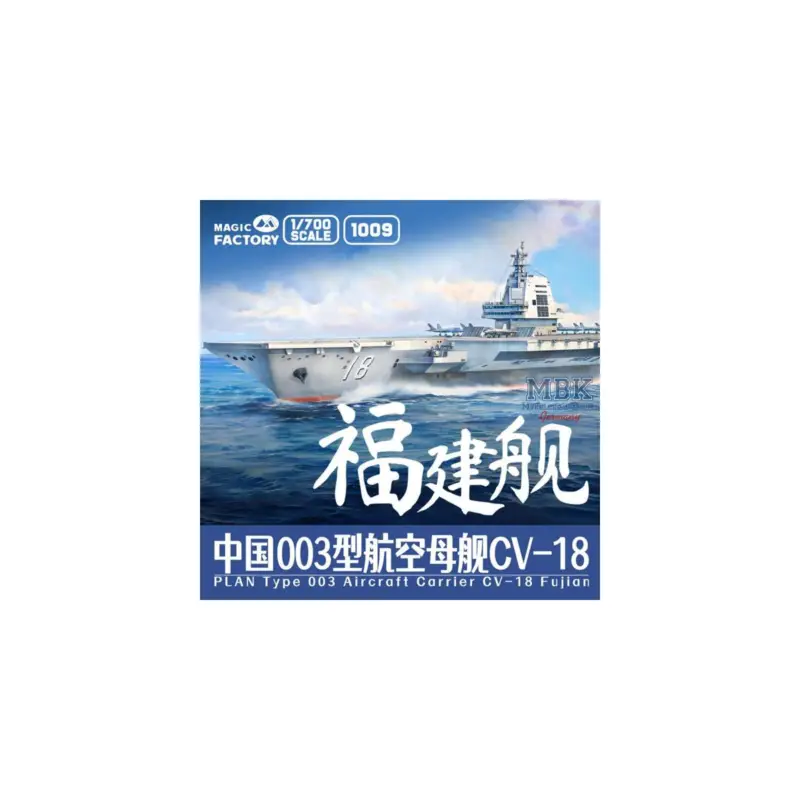 PLAN Type 003 Aircraft Carrier CV-18 Fujian Schaalmodel Betaalbaar