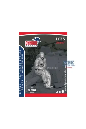 Bestseller Tiger II “300” s.Pz.Abt 503 Driver - G.Wunderlich Figuren