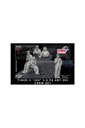 Tiger II “300” s.Pz.Abt 503 Crew Set Figuren Koop Vandaag