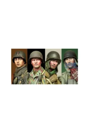 US Infantry Heads Set 1 Figuren Laatste Versie