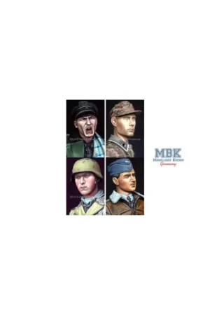 Hete Deal German Heads Set 6 Figuren