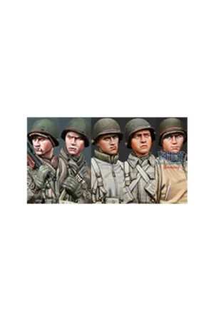 US Infantry Head Set 2 Figuren Populair