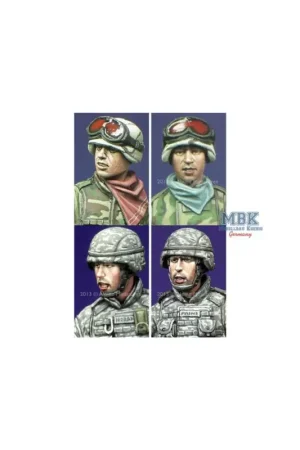 Koopje Modern US Infantry Heads Figuren