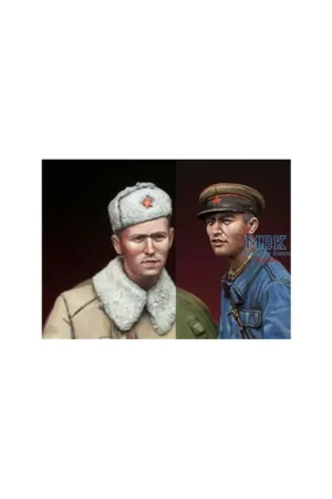 Koop Vandaag Russian Tank Commander Set 2 figs 1/35 Figuren