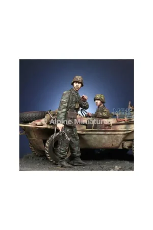 WSS "HJ" Officer & Driver Set 2 figs 1/35 Figuren Superprijs