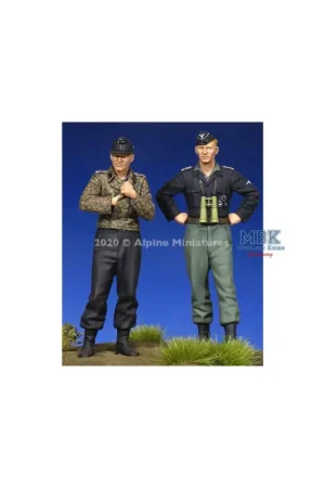 Waffen SS Crew Set - 2 figs 1/35 Figuren Direct Beschikbaar