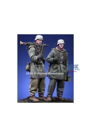 WSS MG Team at Kharkov Set - 2 figs 1/35 Figuren Tijdelijk Beschikbaar