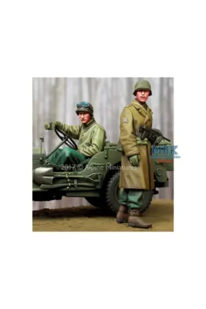 WW2 US NCO & Driver Set 2 Fig. 1/35 Figuren Gecertificeerd