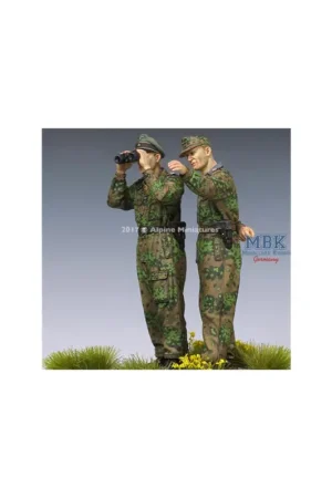 Veilige Betaling Waffen SS Panzer Offcers in Kursk Set 2 Fig. Figuren
