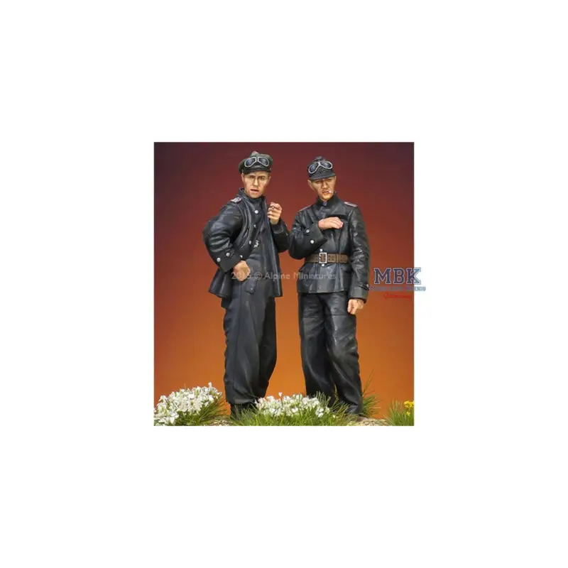 Waffen SS AFV Crew 44-45 Set Figuren Direct Beschikbaar