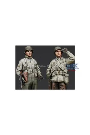 Veilige Betaling US Infantry Set WWII 2 Figuren
