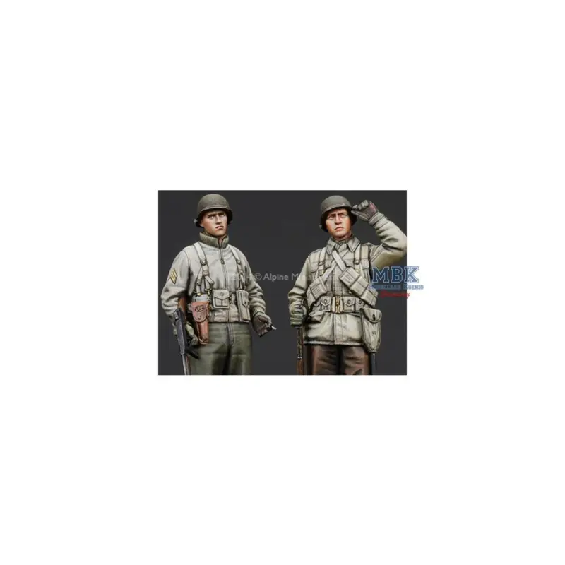 Veilige Betaling US Infantry Set WWII 2 Figuren