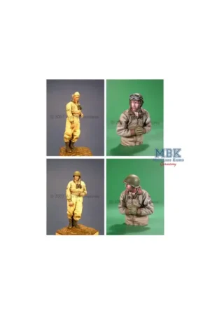 Betaalbaar US Winter Tank Crew Set (2 figures) Figuren