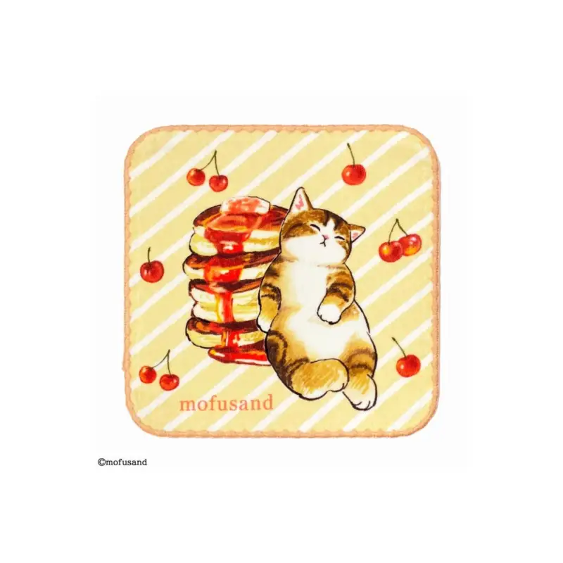 Direct Beschikbaar MOFUSAND - Kitten-Nyan Pancakes - Mini Napkin 25x25cm