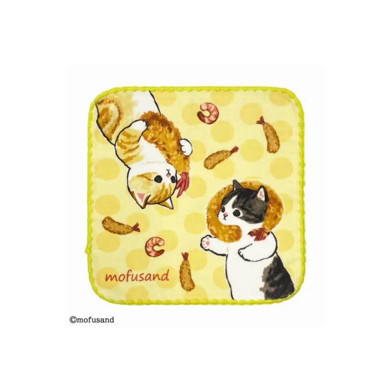 Must-Have MOFUSAND - Kitten-Nyan Shrimp - Mini Napkin 25x25cm