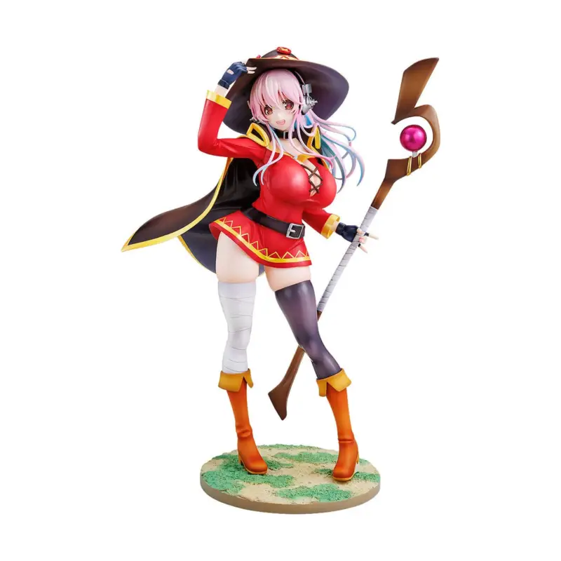 Super Sonico x Konosuba PVC Figure 1/7 Super Sonico Megumin collaboration Ver. 25cm Uitverkoop