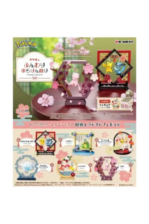 Uitverkoop POKÉMON - RE-MENT - FUNWARI YURARIN x6