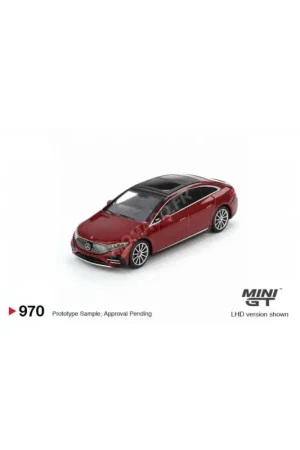 Mercedes-benz eqs 580 4matic 2024 red “red metallic” (lhd) Miniatuur Gereduceerde Prijs