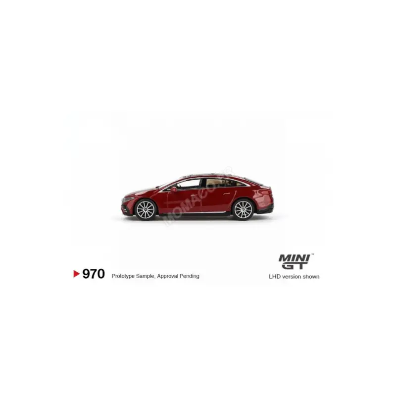 Mercedes-benz eqs 580 4matic 2024 red “red metallic” (blister edition) (lhd) Miniatuur Dagaanbieding