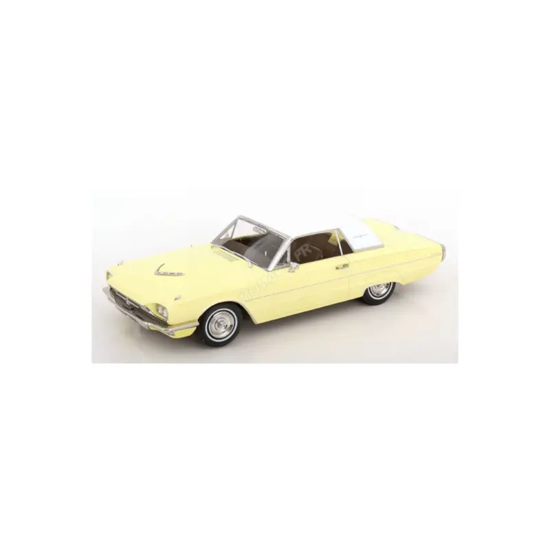 Betrouwbaar Ford thunderbird hardtop coupe 1966 light yellow/white Miniatuur