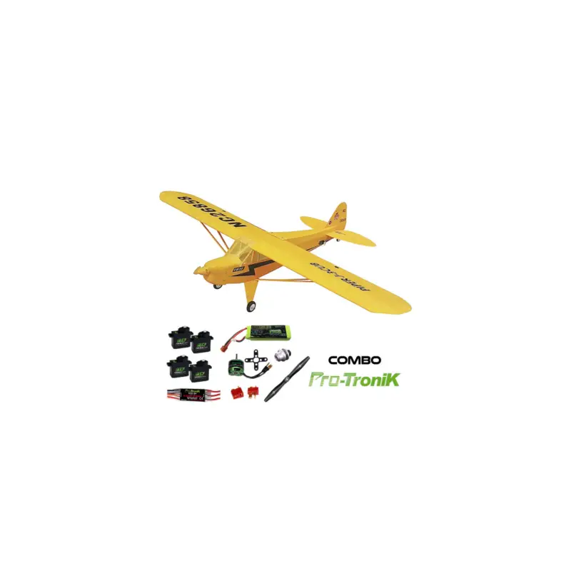 Electric Combo Aircraft PIPER J-3 CUB EP BL ARF elektrisch RC vliegtuig Bestseller