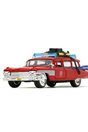 Cadillac ecto-1 x transformers red 1/32 Miniatuur Aanbieding