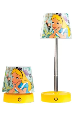 Weekendaanbieding ALICE IN WONDERLAND - Rechargeable LED Desk Lamp - 11cm