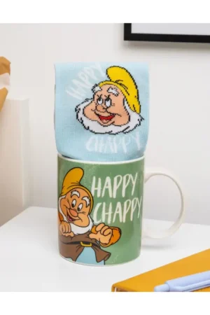 SNOW WHITE - Happy - Mug and Socks Gereduceerde Prijs