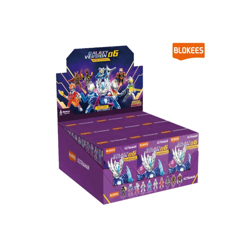 Favoriet Ultraman Blokees Galaxy Version 06 Unparalleled Miracle assortment 9pcs Pop figur