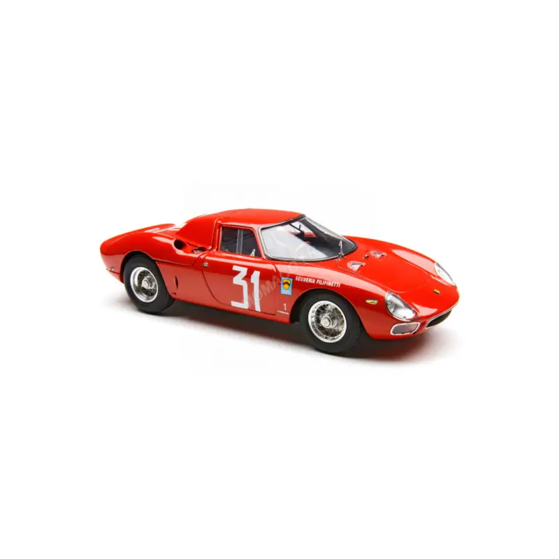 Ferrari 250 lm 31 n.vaccarella coppa inter-europa monza 1964 rhd 1st chassis 5899 Miniatuur Laatste Versie