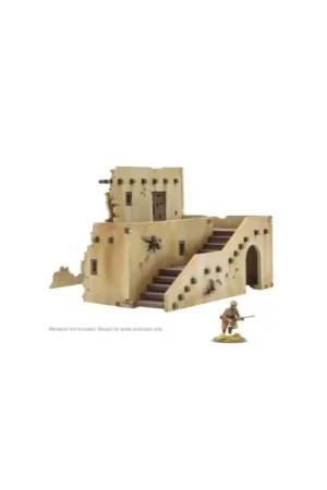 Populair Adobe Building Ruins (Clay Bricks Desert Building) Figuur spellet