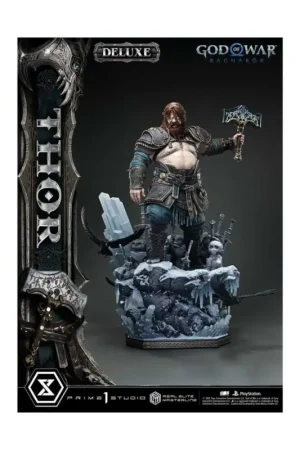 God of War: Ragnarök Real Elite Masterline Series 1/3 Thor Deluxe Version Figure 105 cm Veilige Betaling