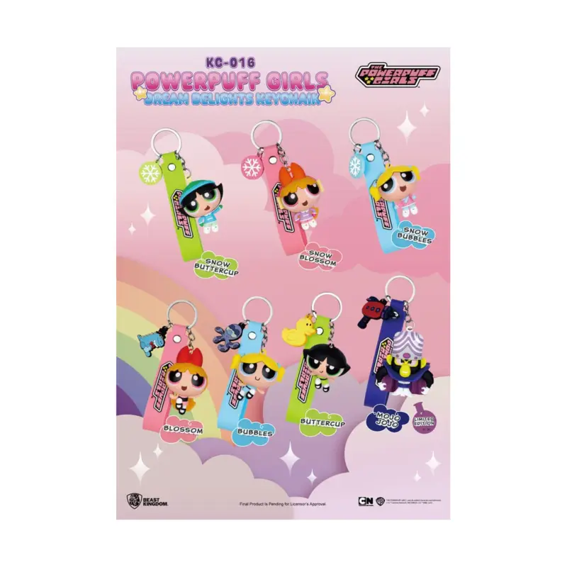 Beperkte Voorraad LiloThe Powerpuff Girls Keychain Blind Box Dream Delights 5 cm Sortiment (6)