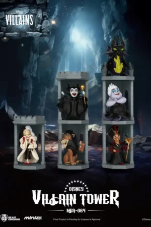 DISNEY VILLAINS - Tower Series - Set 6 Figure Blind Box 11.5cm Figuurtje Betrouwbaar