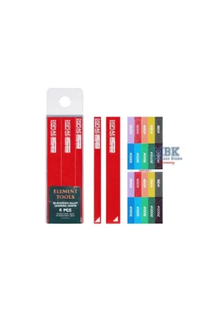 DSPIAE Aluminum Alloy Sanding Board Red 4 pcs. Bestseller