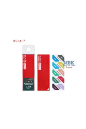 DSPIAE Aluminum Alloy Sanding Board Red Gecertificeerd
