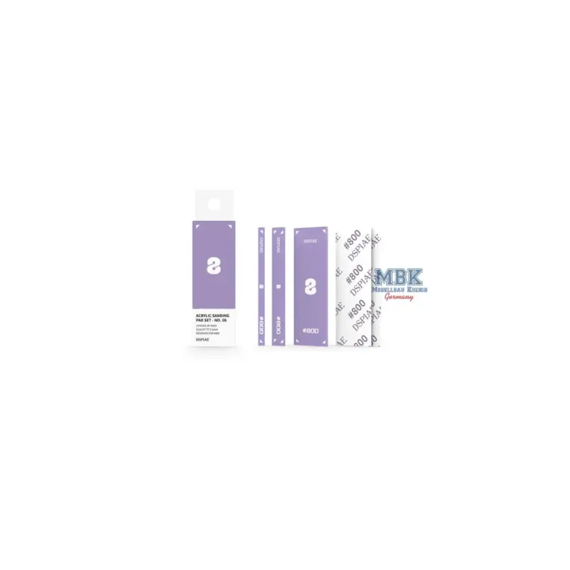 DSPIAE Acrylic Sanding Pad Set-Purple (800 grit) Populair