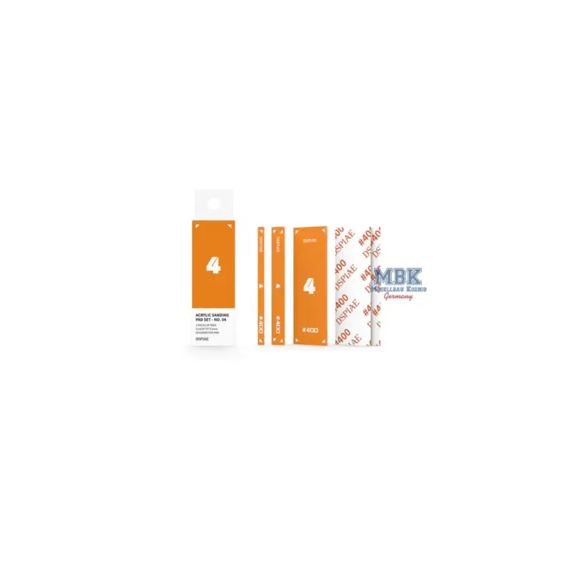 DSPIAE Acrylic Sanding Pad Set-Orange (400 grit) Must-Have