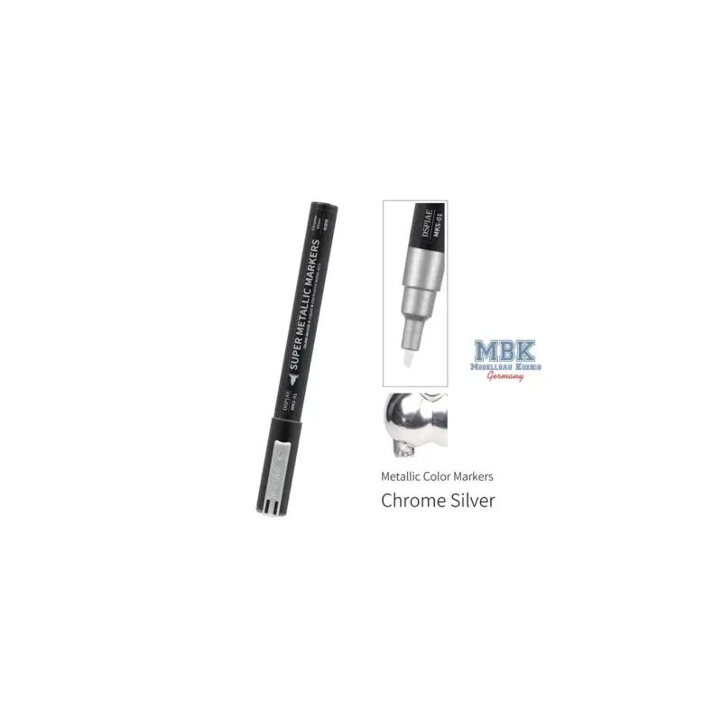 Nieuw DSPIAE Super Metallic Markers - Chrome Silver
