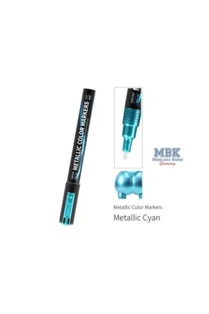 DSPIAE Super Metallic Color Markers - Cyan Gecertificeerd