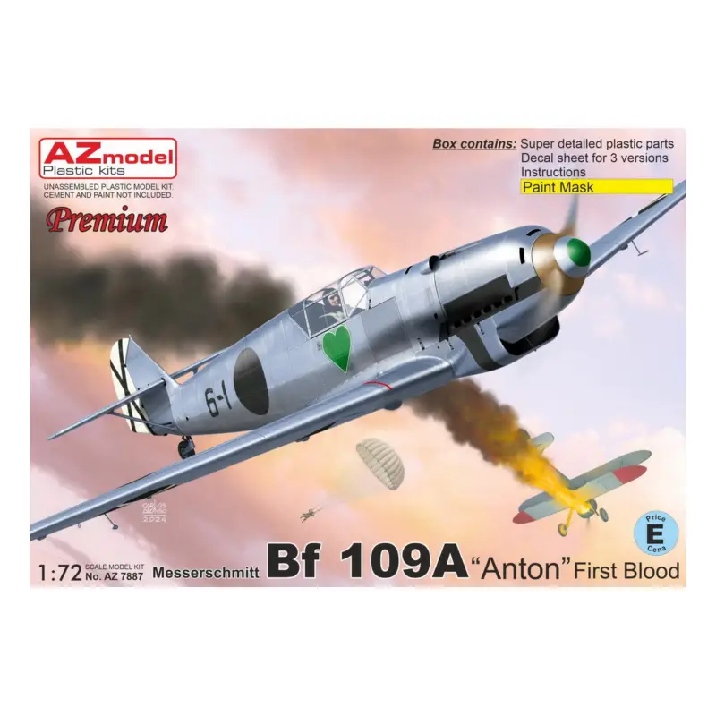 Aanbieding Messerschmitt Bf 109A "Anton" First Blood Schaalmodel